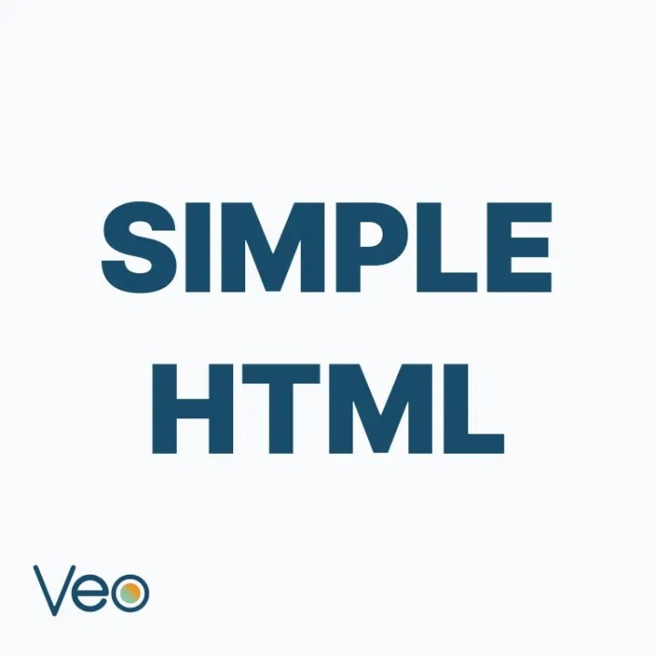 VEO Simple HTML