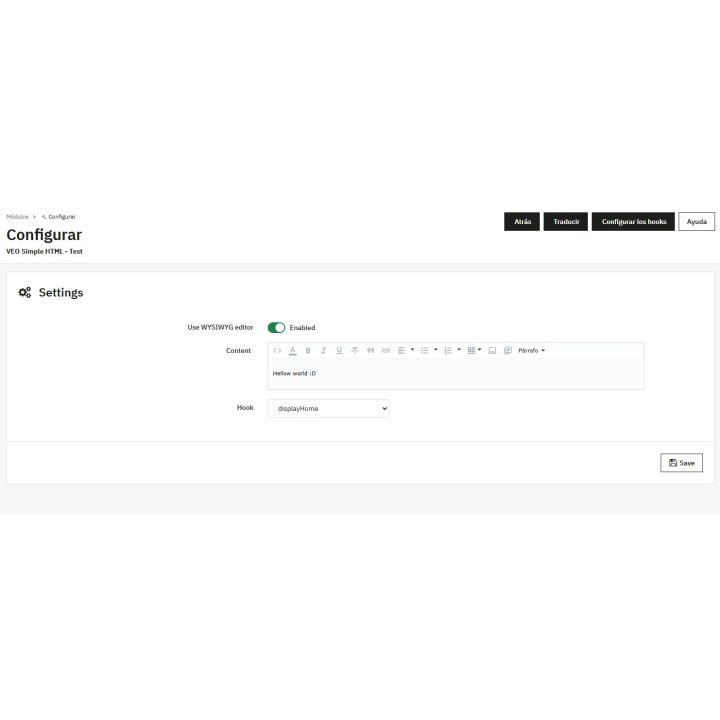 Custom HTML Block for PrestaShop | Free Module