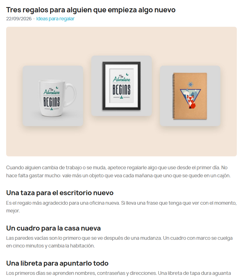 Entrada del blog con imagen destacada